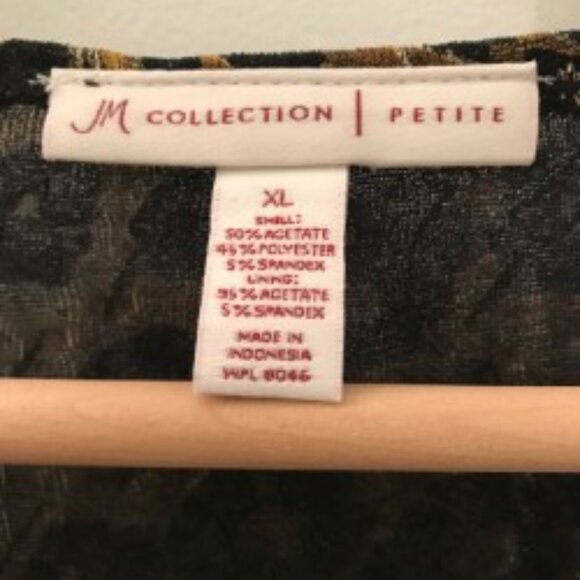 Woman's Animal Print Top - XL Petite - Picture 3 of 7